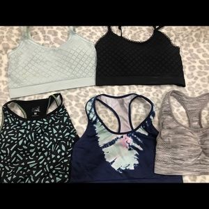 Girls sport bras